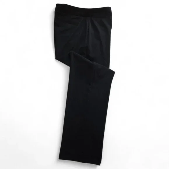 Liz Claiborne Black Straight Leg Dress Pants Size 14 Audra Style - Picture 2 of 8
